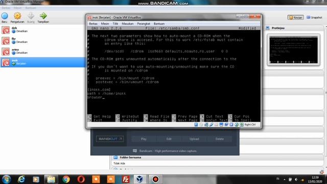 Konfigurasi samba server debian смотреть онлайн