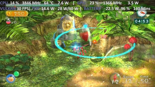 ONEXPLAYER i7 1185G7 | Pikmin 3 Deluxe | Yuzu Switch Emulator Iris Xe Performance смотреть онлайн