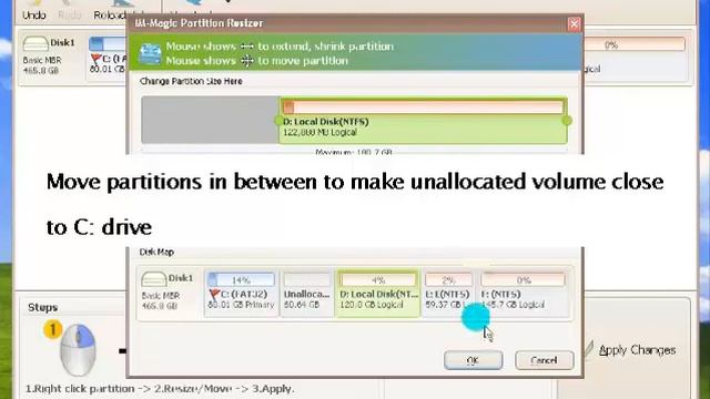 Increase Space C Drive Vista - Free Resize C Drive under Windows Vista смотреть онлайн