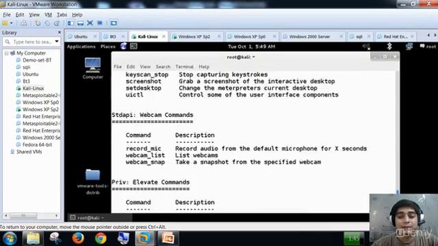 tuto 17 Meterpreter in metasploit with kali linux смотреть онлайн