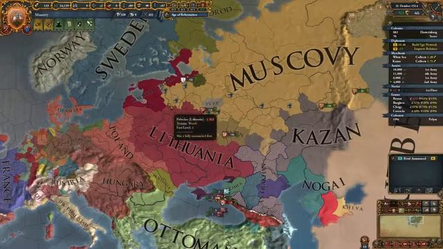 Europa Universalis IV Let's Play THIRD ROME Yuri the Calm #19 Gameplay Hard PC Roleplay смотреть онлайн
