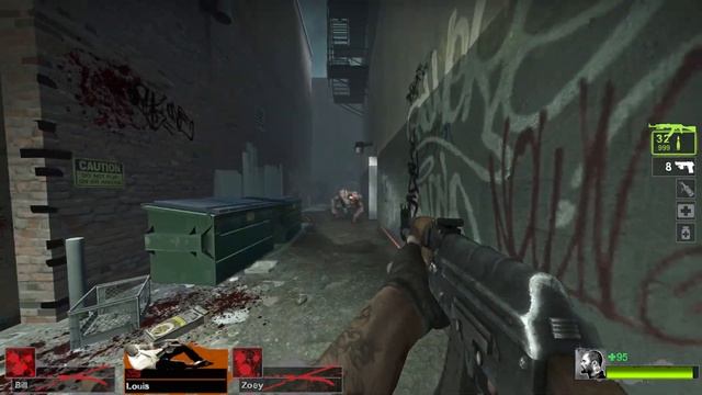 Left 4 Dead 2 - Tank Run - Expert (Reverse No Mercy) смотреть онлайн