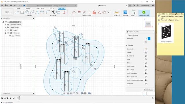 Fusion 360 Form 9 Zoning Windows смотреть онлайн