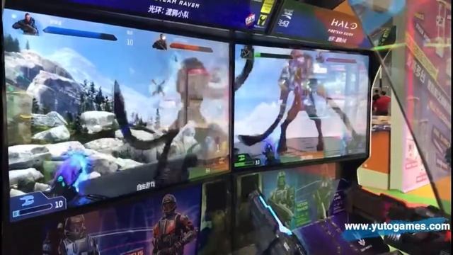Halo Fireteam Raven Arcade Machine For Sale|Halo Fireteam Raven 4 Player Arcade Game смотреть онлайн