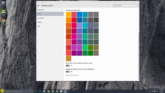 Windows 10 change desktop background and colour смотреть онлайн