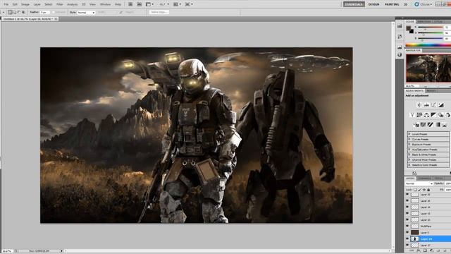 Halo 4 Speed Art #JR Duncan смотреть онлайн