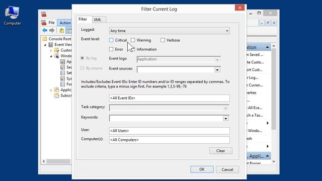 Windows 8.0 Professional - Filter Rows in an MMC Console смотреть онлайн
