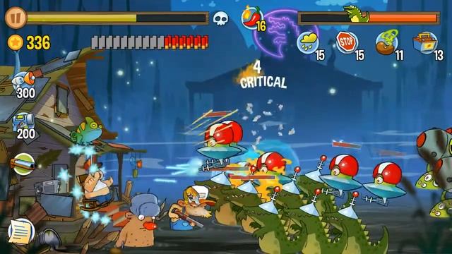 Swamp Attack - Hard Mode. Episode 9. Level 2 Gameplay Android walkthrough смотреть онлайн