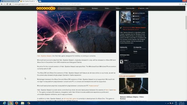Halo Spartan Assault para Xbox 360 y Xbox One en Diciembre! смотреть онлайн