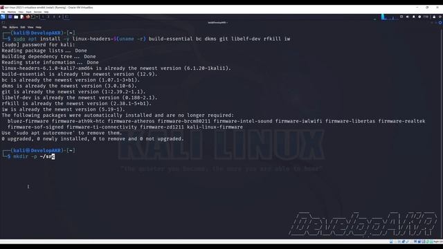 How to install ALFA AWUS036ACS drivers on Kali Linux 2023 (RTL8811AU - RTL8821AU) смотреть онлайн