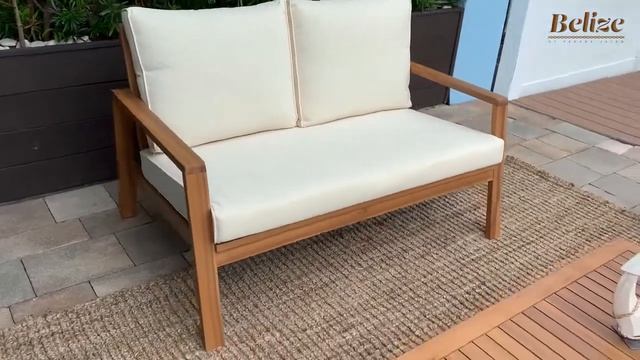 Allweatherpatio.com offers the The Panama Jack Outdoor Belize Seating Collection in Acacia Wood смотреть онлайн
