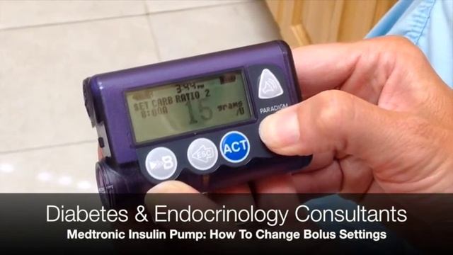 Medtronic Insulin Pump: How To Change Bolus Settings смотреть онлайн