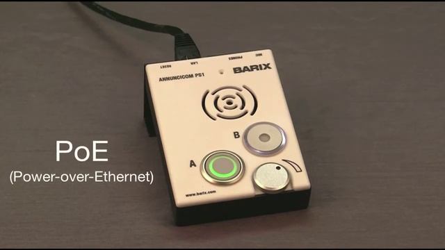 Barix PS1 SIP peer to peer intercom смотреть онлайн