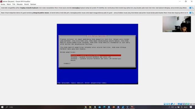 Penginstallan Linux Debian menggunakan VirtualBox смотреть онлайн