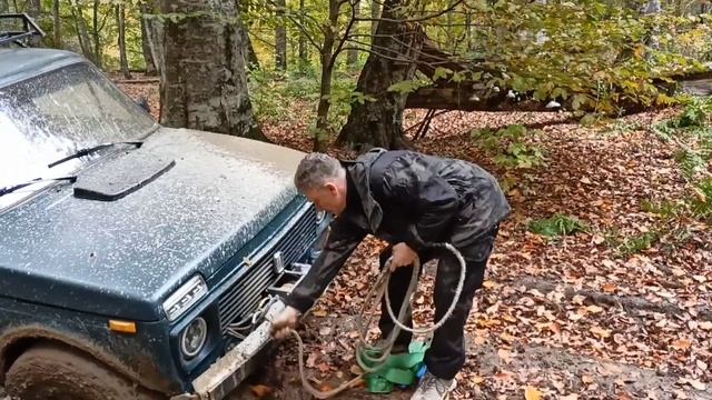 Нива, поездка на стол гору, Крым. смотреть онлайн