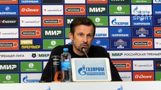 Сергей Семак о неудовлетворении из-за потери очков и о недовольстве судейством. смотреть онлайн