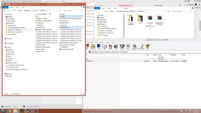 [Payday 2] Modding tutorial - How to Install BLT and mod_overrides mods смотреть онлайн