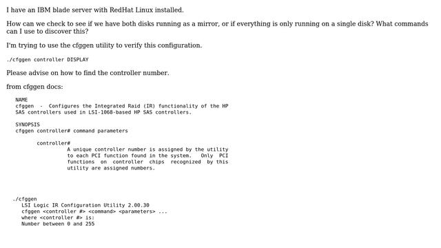 DevOps & SysAdmins: Linux + how to verify mirror configuration on linux red-hat with cfggen utility смотреть онлайн