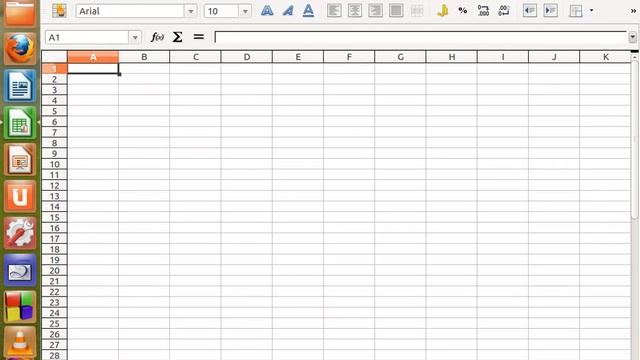 LibreOffice Calc in Ubuntu 12 смотреть онлайн