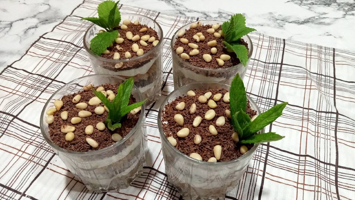 Восхитительный десерт в стаканах для семейного чаепития или для праздничного стола смотреть онлайн