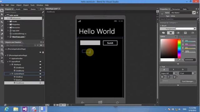 Getting Started with Windows Phone tutorial part(1) смотреть онлайн