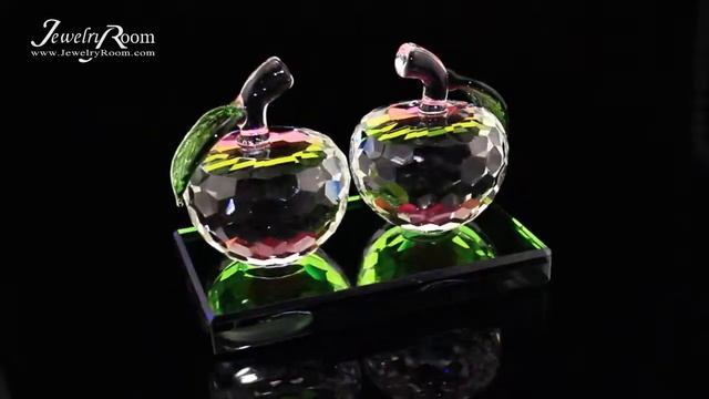 LIVE ONLINE AUCTIONS - BRILLIANT PAIR APPLES HIGH QUALITY CRYSTAL DECORATION смотреть онлайн