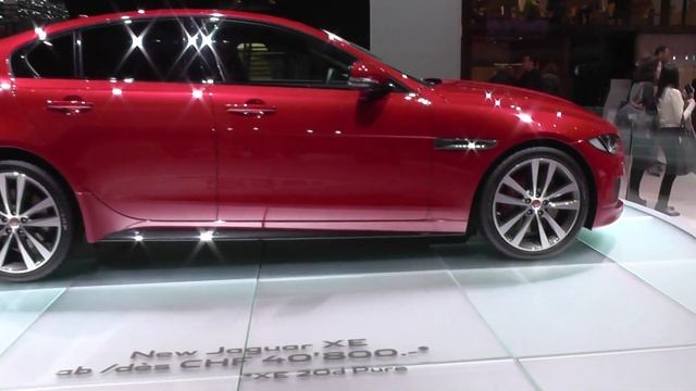 New Jaguar XE From Geneva 2015 Motor Show смотреть онлайн