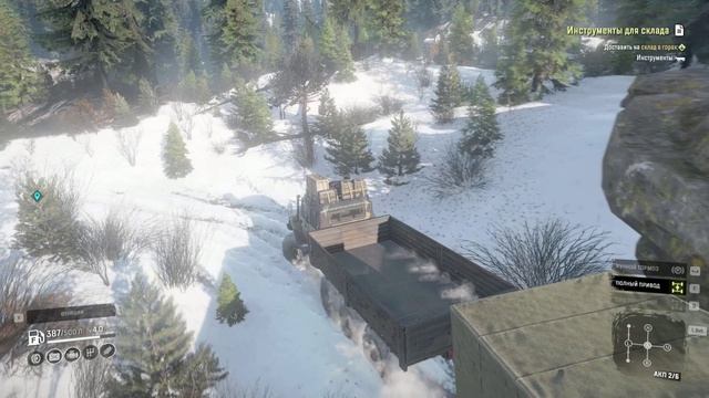 SnowRunner. Юкон. Пик Биг-Салмон. Поручение "Инструменты для склада" смотреть онлайн