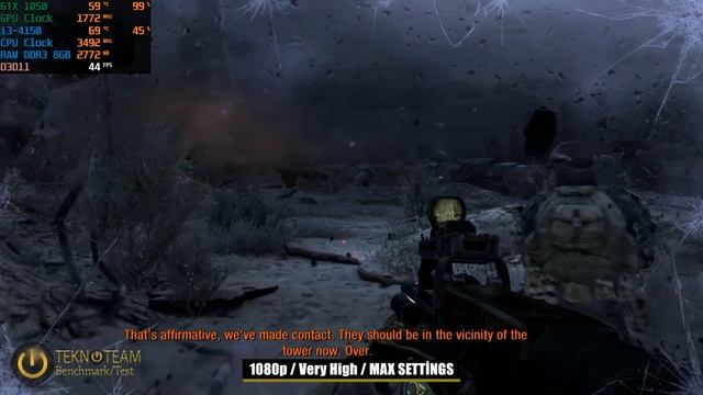 METRO 2033 REDUX GTX 1050 & i3 4150 Gameplay Fps Test смотреть онлайн