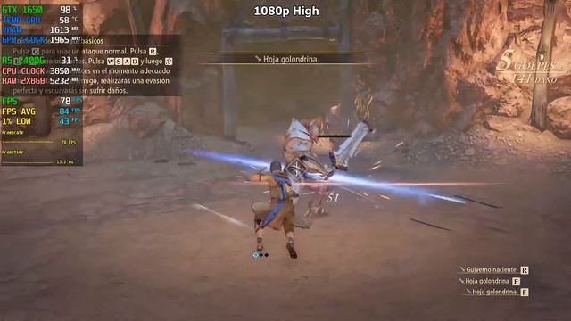 Tales of Arise | GTX 1650 | Ryzen 5 2400G | 16GB RAM | 1080p | Gameplay Test Benchmark смотреть онлайн