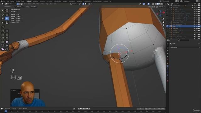19. Manual retopo of the body and arm смотреть онлайн