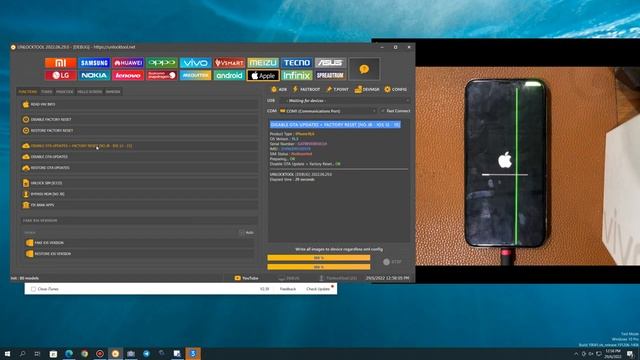 Disable OTA Updates + Factory Reset IOS 15 x x 16 x x No Jailbreak By UnlockTool смотреть онлайн