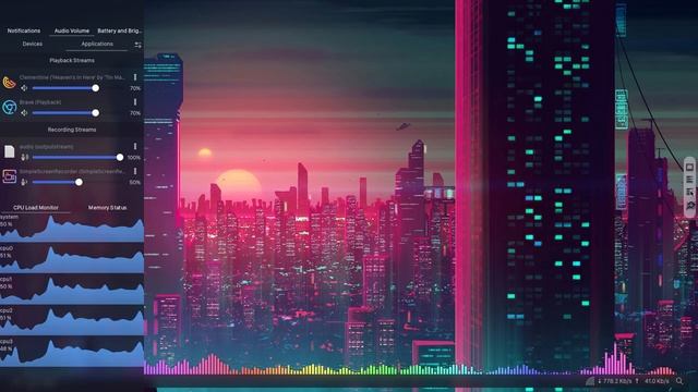 Neonwave Layout for Latte Dock смотреть онлайн