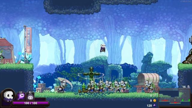 Skul: The Hero Slayer - Gameplay (PS4) (RUS) смотреть онлайн