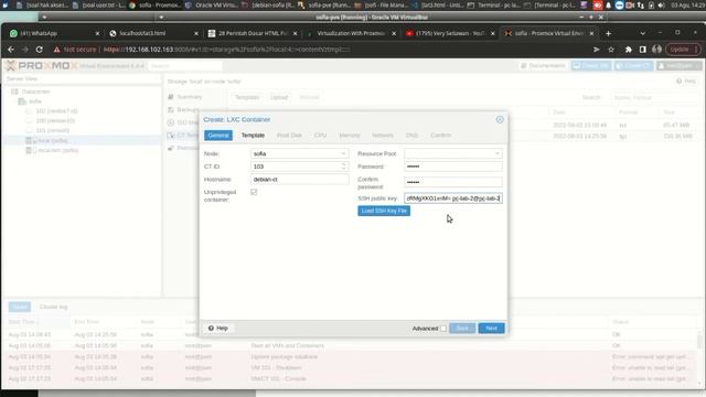 Lab 3-Membuat Container Debian 10 di Proxmox смотреть онлайн
