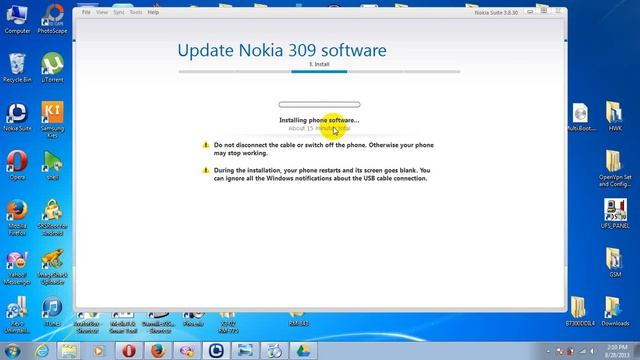 How to update nokia ASHA 309 using Nokia Suite смотреть онлайн