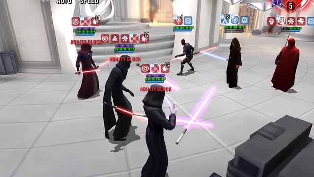 SWGoH: 3v3 GAC | Nihilus lead with oTraya wrecks Lord Vader for easy win смотреть онлайн