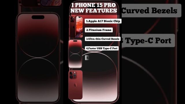 Apple IPhone 15 Pro Models To Launch With These 8 New Features #apple #iphone15pro #tech #technews