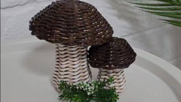 Бесплатный мастер-класс по плетению грибочков! смотреть онлайн