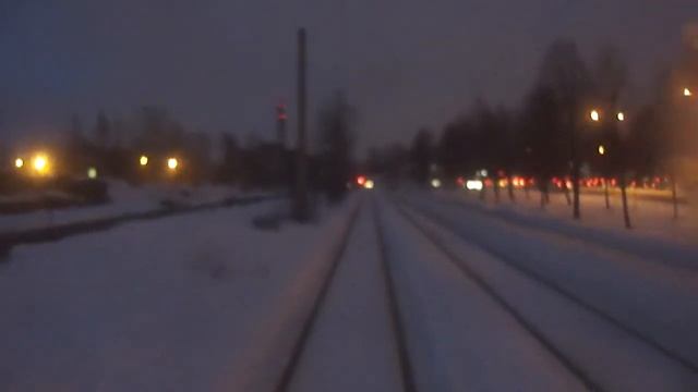 Трамвай Санкт-Петербурга 3-24: ЛВС-86К б.5107 по №9 (11.02.13) смотреть онлайн