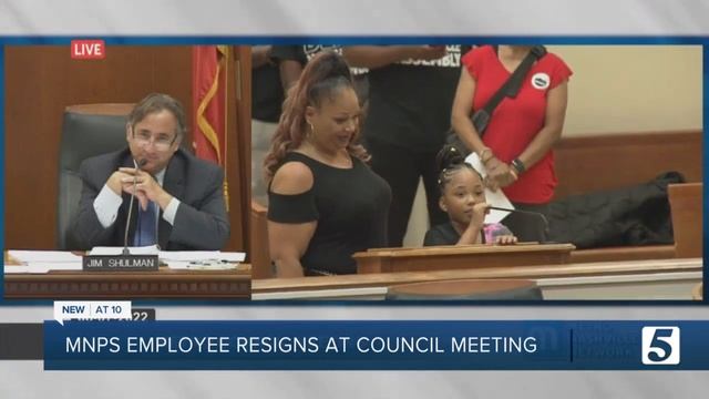 Metro Nashville Public Schools employee resigns during council meeting due to low salary смотреть онлайн