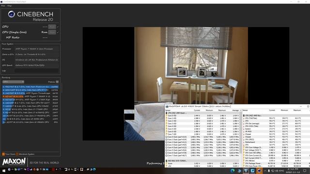 Cinebench R20 5800X 5100Mhz
