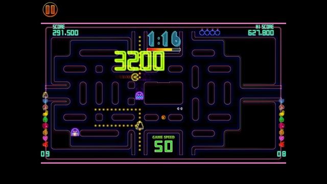 Pac Man Championship Edition DX iOS - Championship II Score Attack - 3 Minutes High Score смотреть онлайн