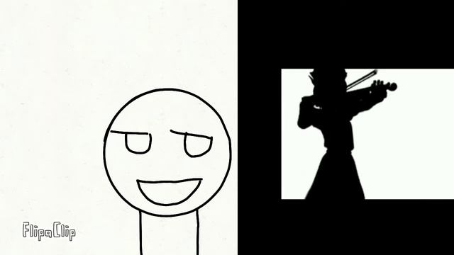 Bad apple but the lyrics are describing what happends in the video animation person! смотреть онлайн