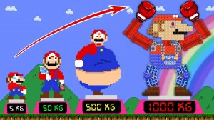 Mario растет! На сколько он сможет стать большим?