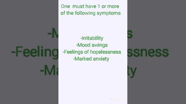 Premenstrual Dysphoric Disorder смотреть онлайн