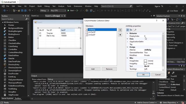 17. [Winform C# 2022] Listview - tự học lập trình winforms C# tuhoc.cc смотреть онлайн