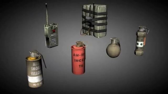 Medal of Honor 2010 Weapons and Vehicles (rigged) (.c4d) смотреть онлайн