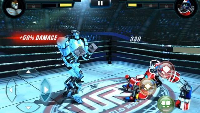 REAL STEEL WRB Ambush (61) VS Touchdown (172) New Robots UPDATE (Живая сталь) смотреть онлайн