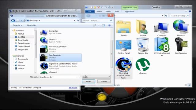 Windows 7/8 + Right Click Context Menu Adder смотреть онлайн